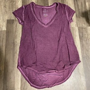 purple american eagle t shirt